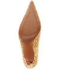 Jeffrey Campbell Goodluck-F Spotted Animal Print Calf Hair Pumps