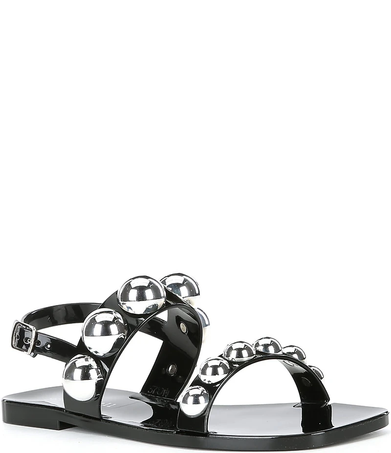 Jeffrey Campbell Patent Jelly Gum-Drop Studded Sandals