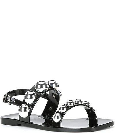 Jeffrey Campbell Patent Jelly Gum-Drop Studded Sandals