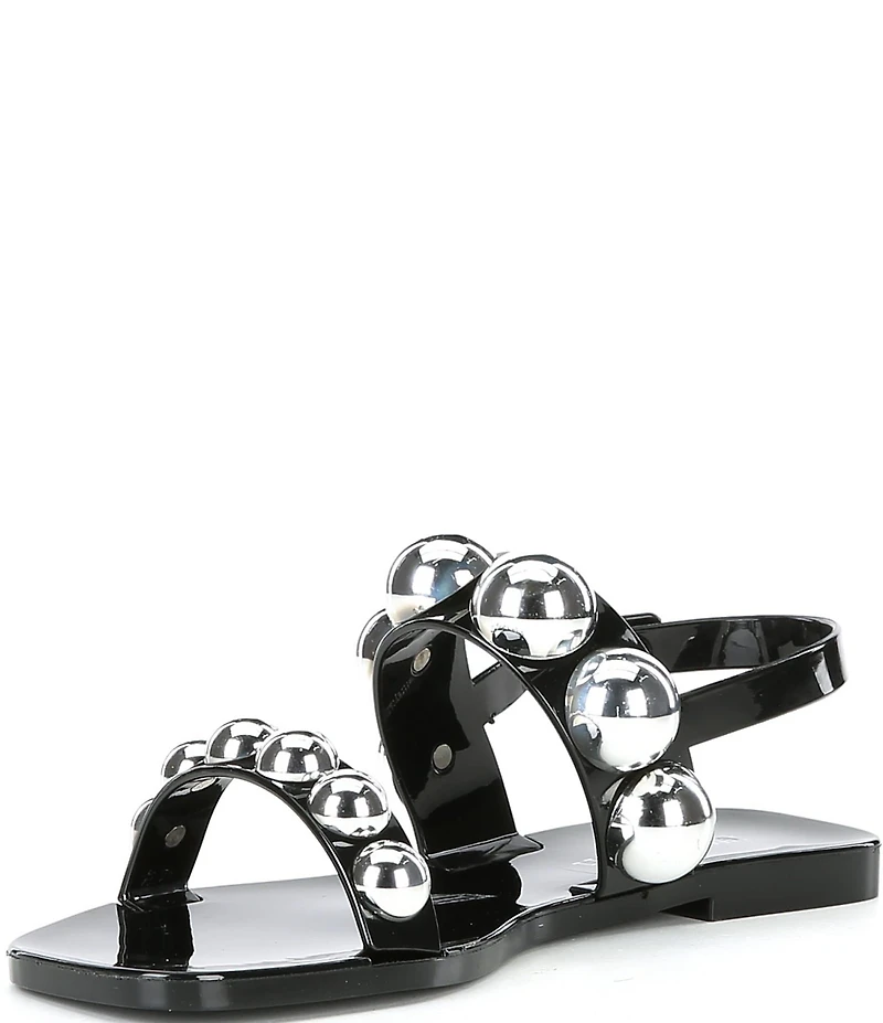 Jeffrey Campbell Patent Jelly Gum-Drop Studded Sandals