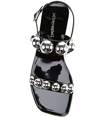 Jeffrey Campbell Patent Jelly Gum-Drop Studded Sandals