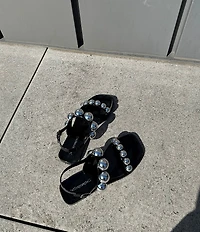 Jeffrey Campbell Patent Jelly Gum-Drop Studded Sandals