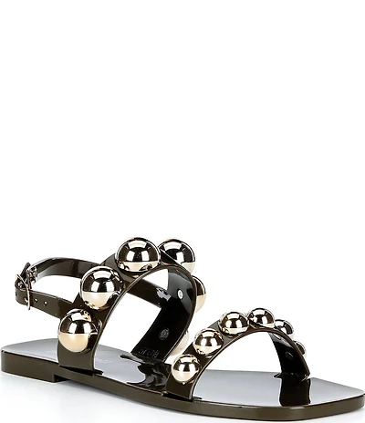 Jeffrey Campbell Patent Jelly Gum Drop Studded Sandals