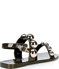 Jeffrey Campbell Patent Jelly Gum Drop Studded Sandals