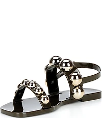 Jeffrey Campbell Patent Jelly Gum Drop Studded Sandals