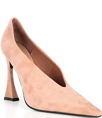 Jeffrey Campbell Hints-Hi Suede Dress Pumps