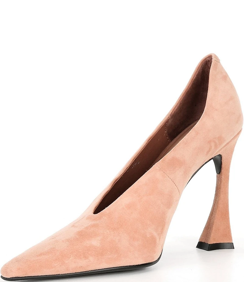 Jeffrey Campbell Hints-Hi Suede Dress Pumps