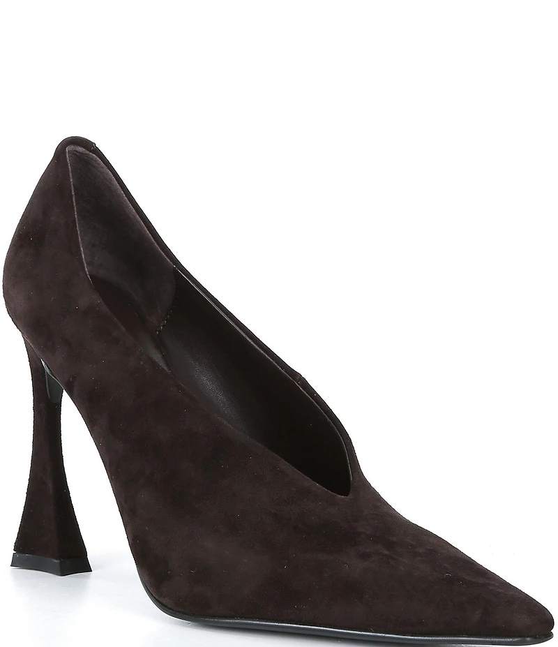 Jeffrey Campbell Hints-Hi Suede Dress Pumps