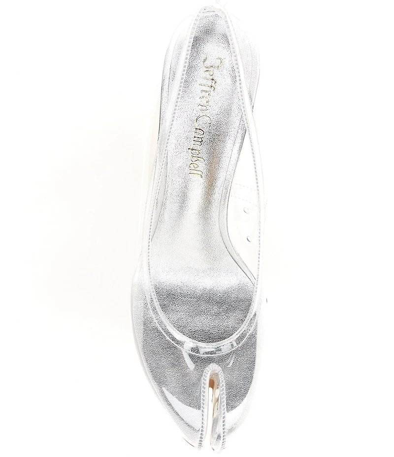 Jeffrey Campbell Horseplay Vinyl Clear Pumps