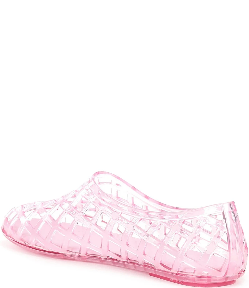 Jeffrey Campbell Jellz Clear Jelly Slip On Flats