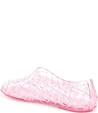 Jeffrey Campbell Jellz Clear Jelly Slip On Flats