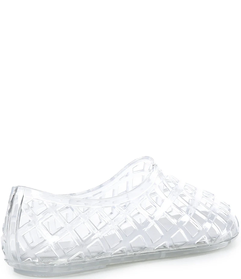 Jeffrey Campbell Jellz Clear Jelly Slip On Flats