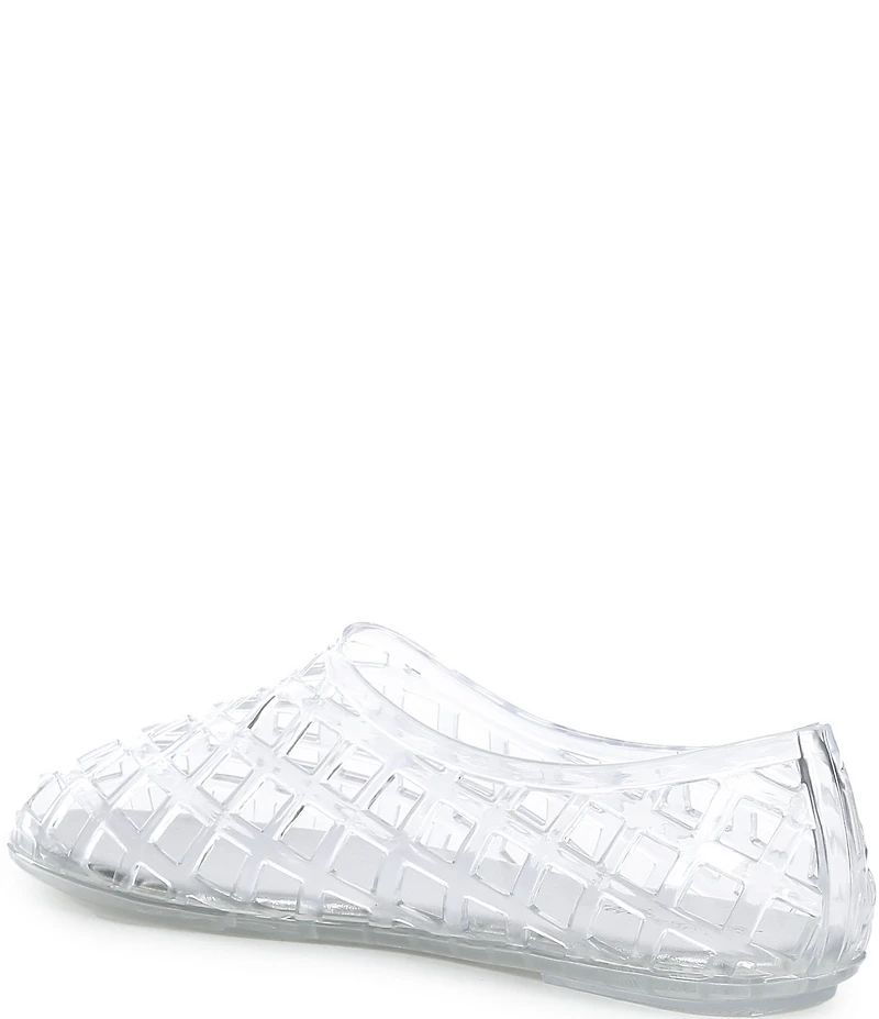 Jeffrey Campbell Jellz Clear Jelly Slip On Flats