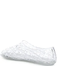 Jeffrey Campbell Jellz Clear Jelly Slip On Flats