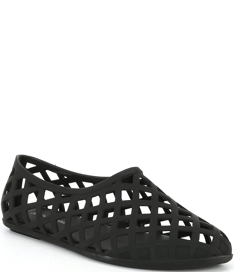 Jeffrey Campbell Jellz Matte Jelly Slip On Flats