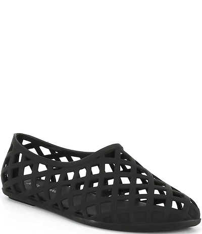 Jeffrey Campbell Jellz Matte Jelly Slip On Flats