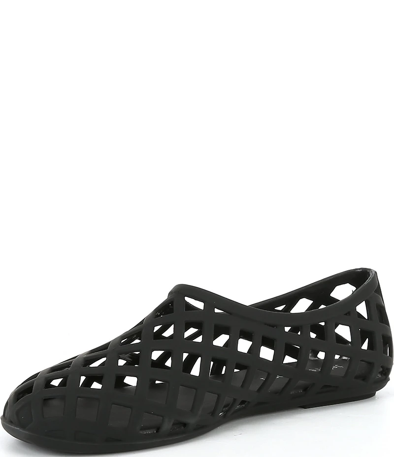 Jeffrey Campbell Jellz Matte Jelly Slip On Flats