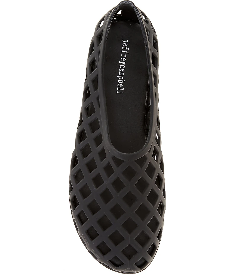 Jeffrey Campbell Jellz Matte Jelly Slip On Flats