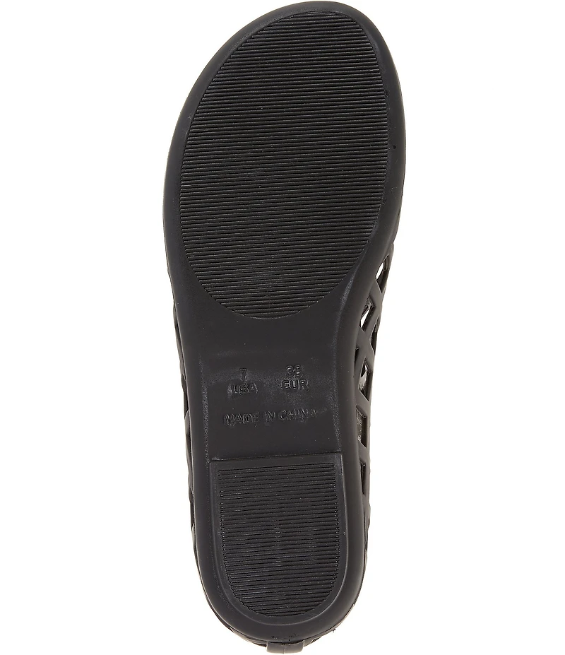 Jeffrey Campbell Jellz Matte Jelly Slip On Flats