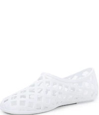 Jeffrey Campbell Jellz Matte Jelly Slip On Flats