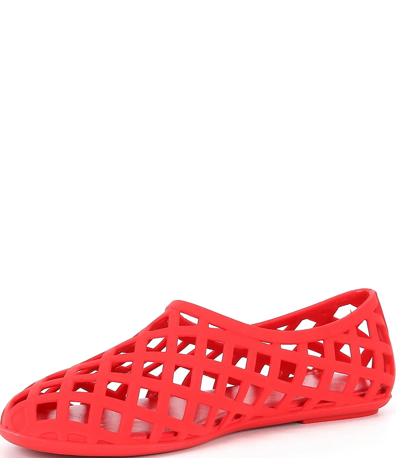 Jeffrey Campbell Jellz Matte Jelly Slip On Flats