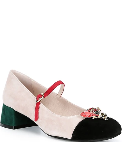 Jeffrey Campbell Jitterbug Color Block Mary Jane Pumps