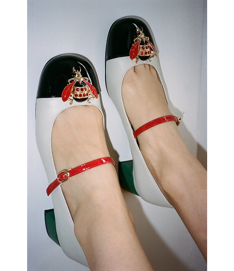 Jeffrey Campbell Jitterbug Patent Leather Mary Jane Pumps