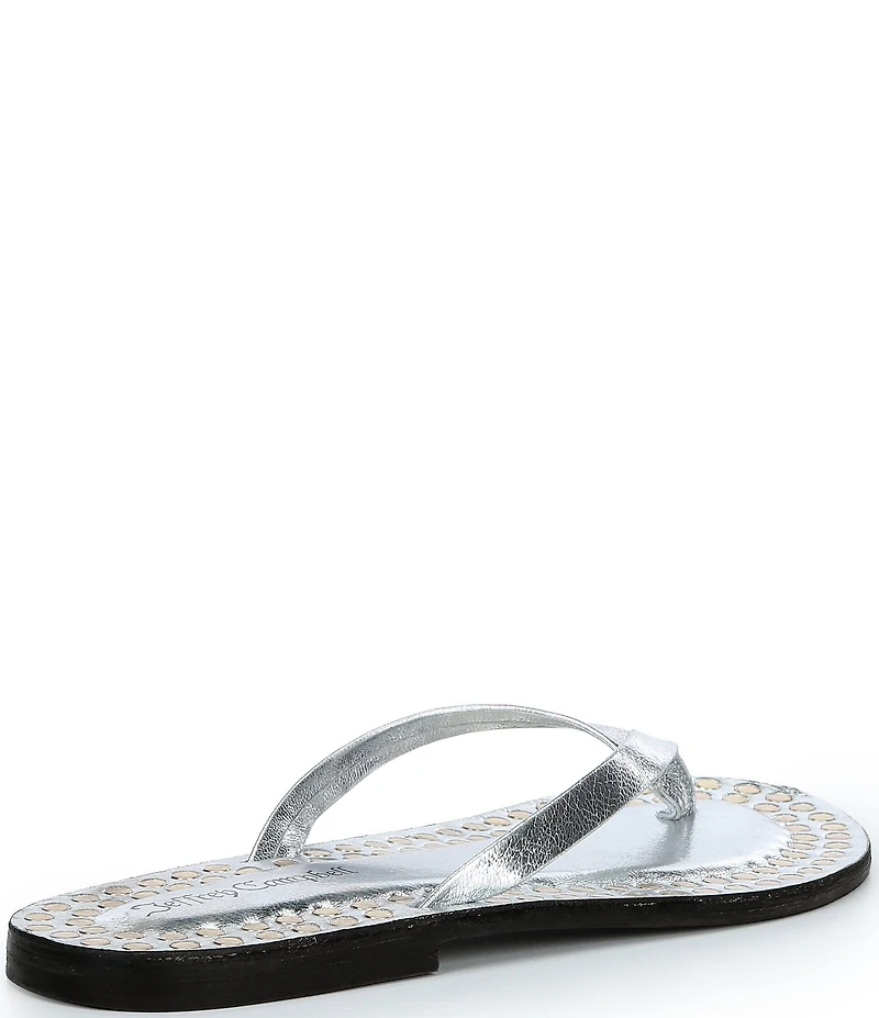 Jeffrey Campbell Katrina Flat Thong Studded Flip Flop Sandals