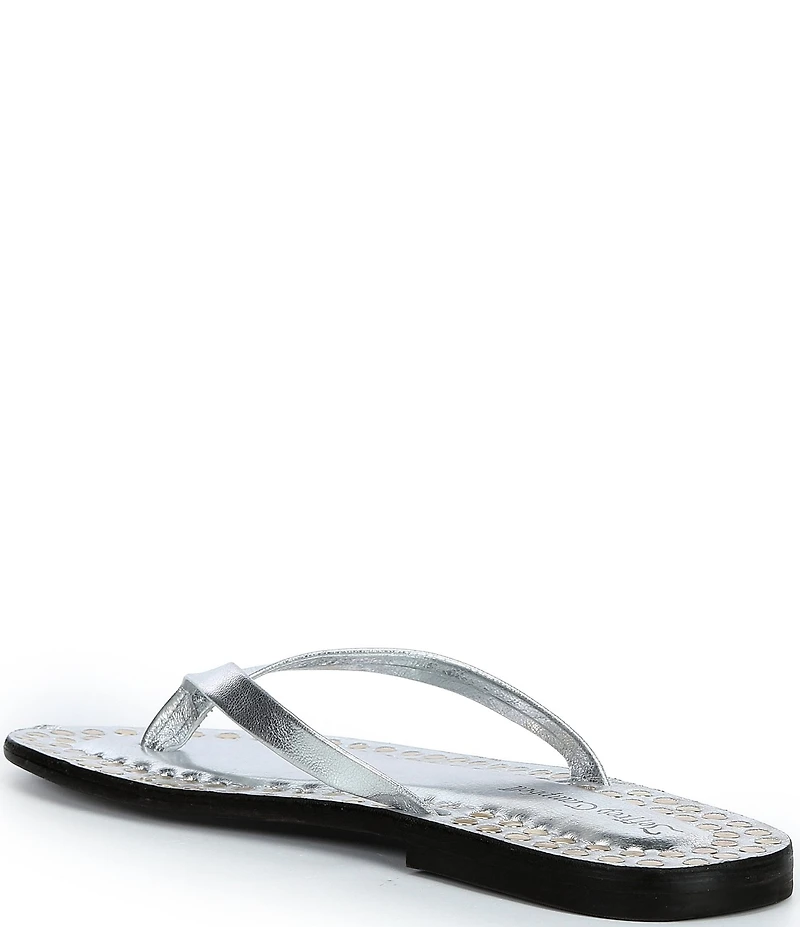 Jeffrey Campbell Katrina Flat Thong Studded Flip Flop Sandals