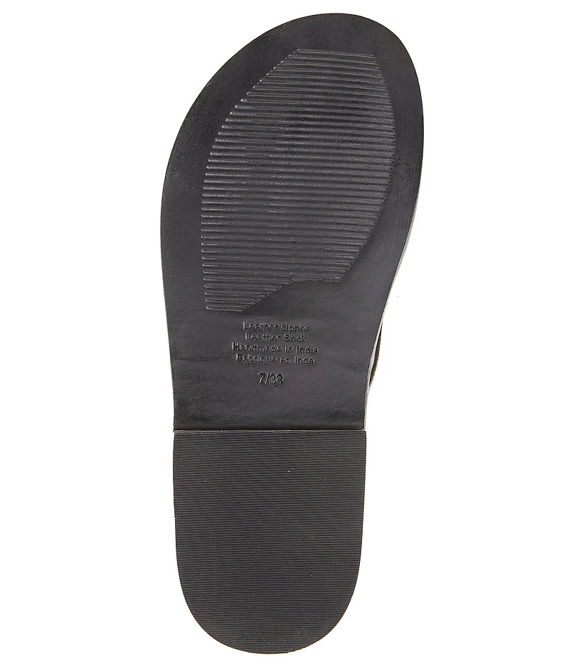 Jeffrey Campbell Katrina Flat Thong Studded Flip Flop Sandals