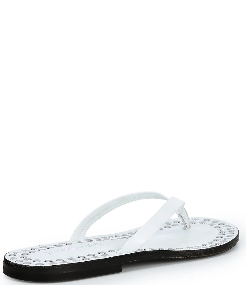 Jeffrey Campbell Katrina Flat Thong Studded Flip Flop Sandals
