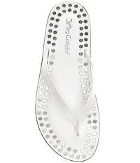 Jeffrey Campbell Katrina Flat Thong Studded Flip Flop Sandals