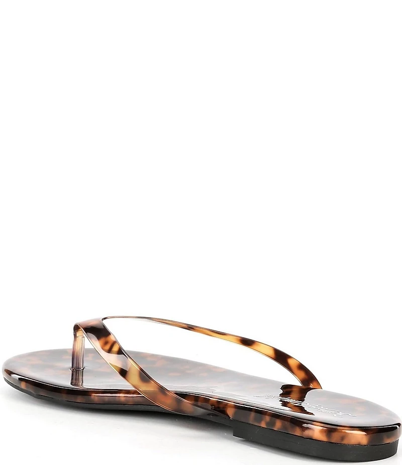 Jeffrey Campbell Kierra Tortoise Print Flip Flops