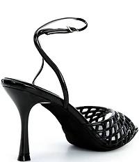 Jeffrey Campbell Lattix Jelly Ankle Strap Dress Sandals