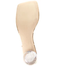 Jeffrey Campbell Latus Ball Clear Vinyl Sandals