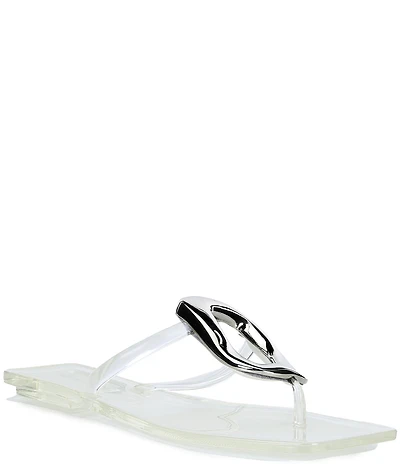 Jeffrey Campbell Linques Jelly Ornament Flat Sandals