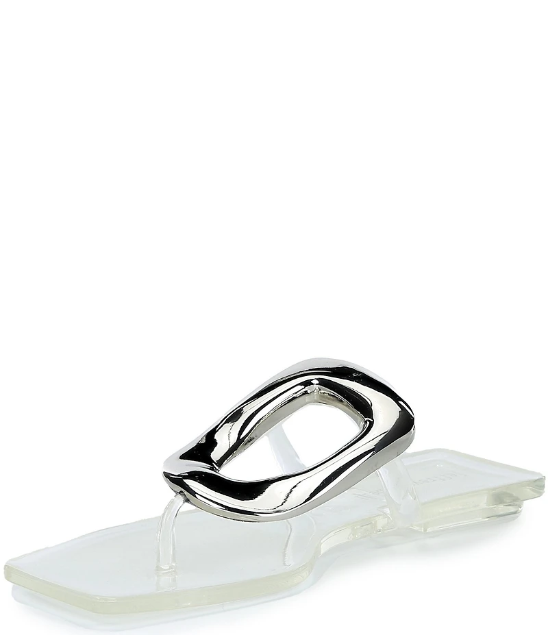 Jeffrey Campbell Linques Jelly Ornament Flat Sandals