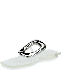 Jeffrey Campbell Linques Jelly Ornament Flat Sandals