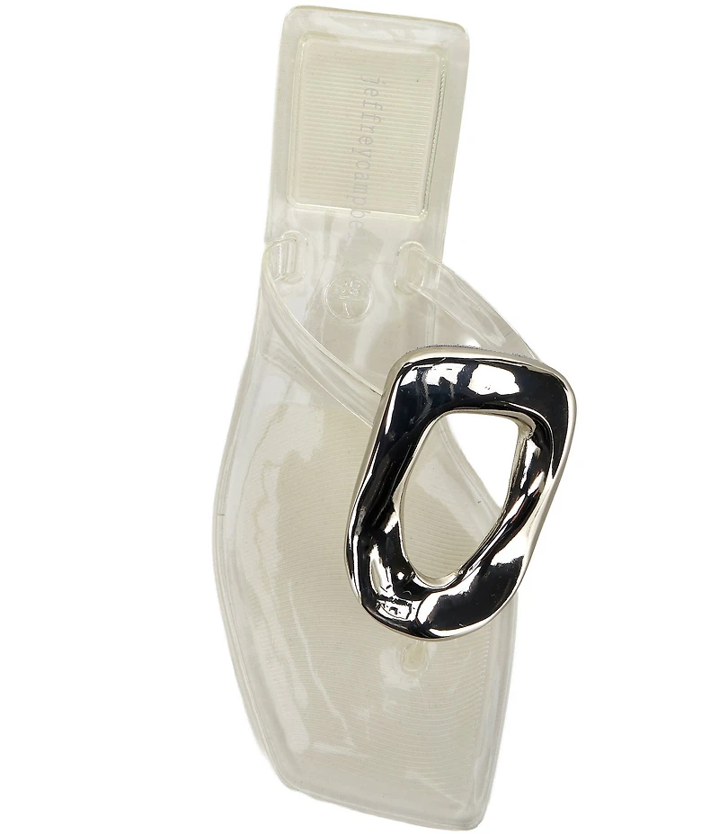 Jeffrey Campbell Linques Jelly Ornament Flat Sandals