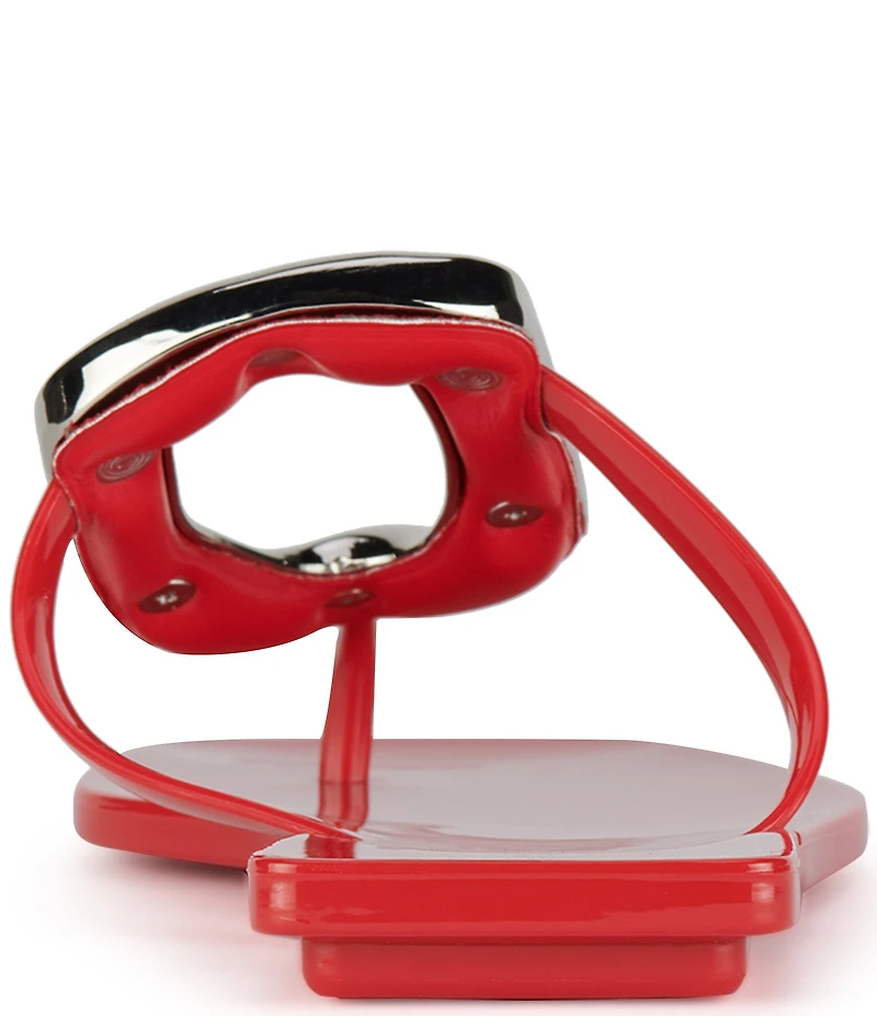 Jeffrey Campbell Linques Jelly Ornament Flat Sandals