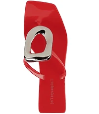 Jeffrey Campbell Linques Jelly Ornament Flat Sandals