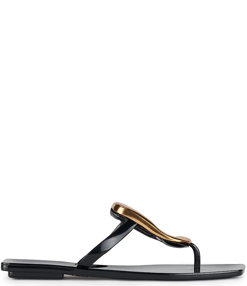 Jeffrey Campbell Linques Jelly Ornament Flat Sandals