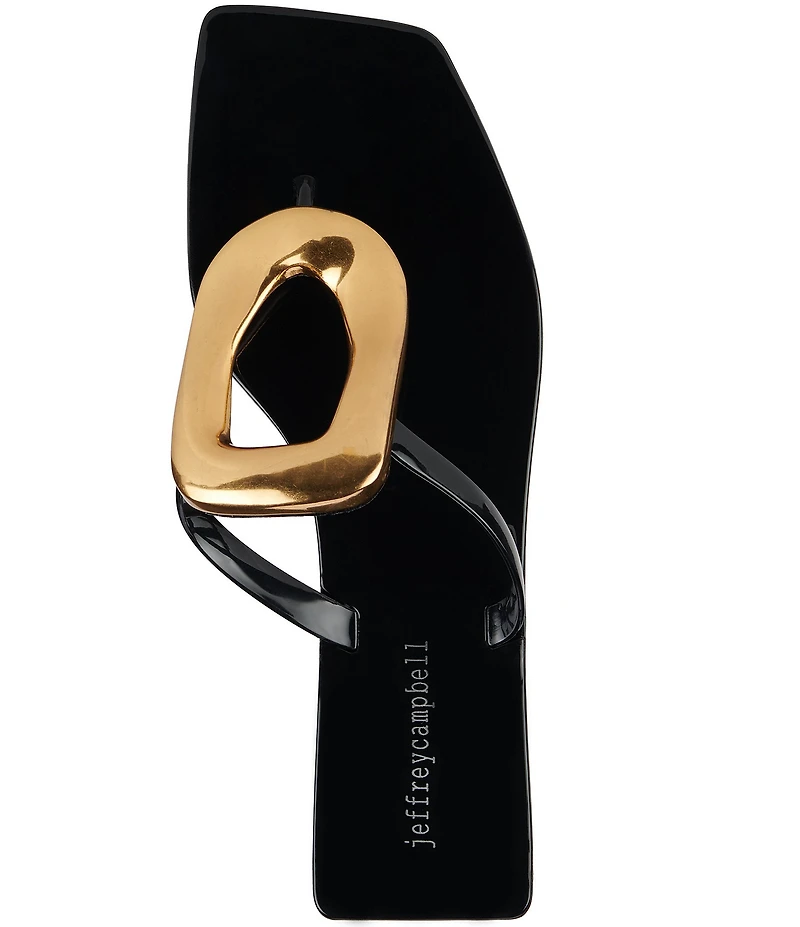 Jeffrey Campbell Linques Jelly Ornament Flat Sandals