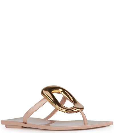 Jeffrey Campbell Linques Jelly Ornament Flat Sandals