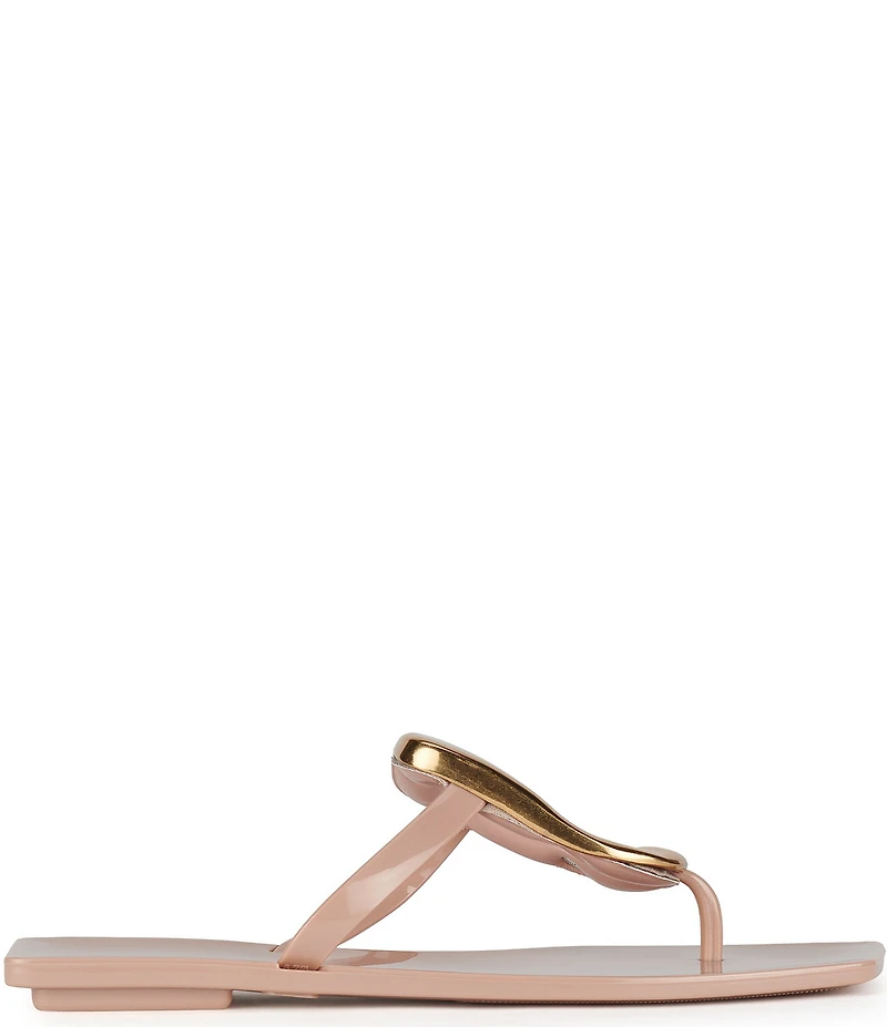 Jeffrey Campbell Linques Jelly Ornament Flat Sandals