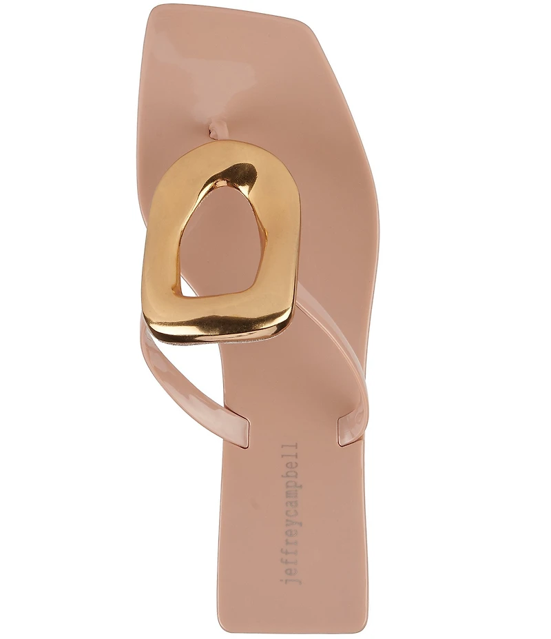 Jeffrey Campbell Linques Jelly Ornament Flat Sandals