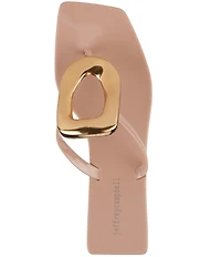 Jeffrey Campbell Linques Jelly Ornament Flat Sandals