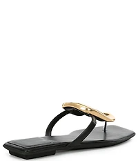 Jeffrey Campbell Linques Leather Ornament Flats Sandals