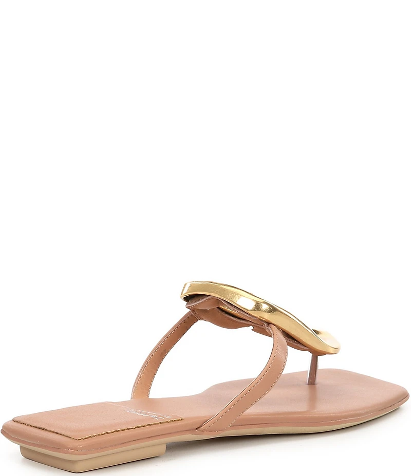 Jeffrey Campbell Linques Leather Ornament Flats Sandals