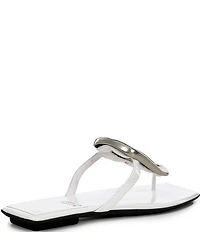 Jeffrey Campbell Linques Patent Leather Ornament Flats Sandals